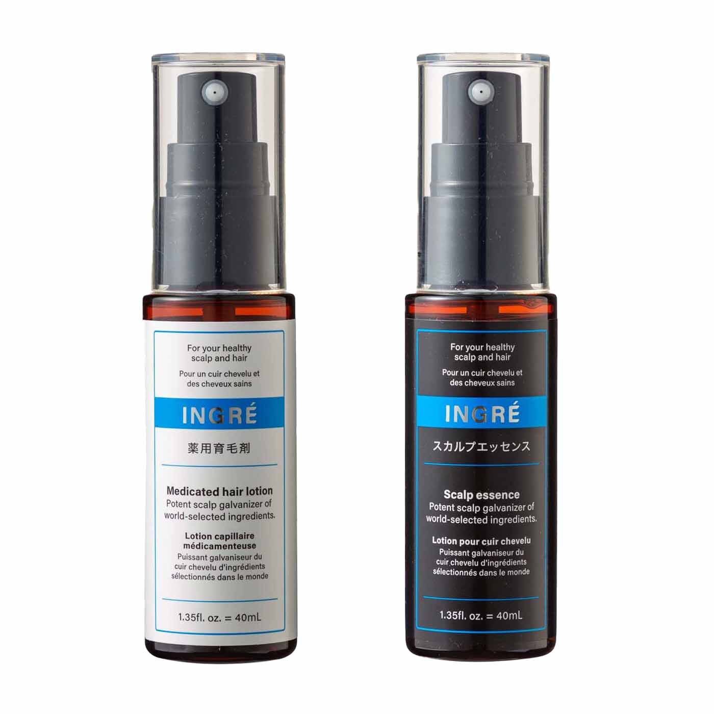 INGRÉ 薬用育毛剤+スカルプエッセンス 40ml 4本セット 【公式通販】