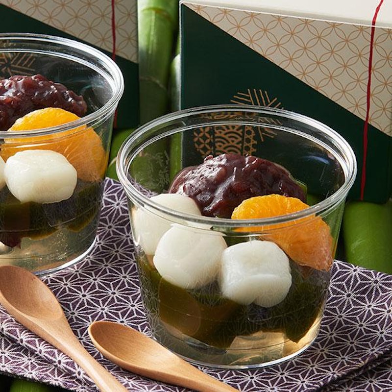 宇治抹茶あんみつ 5