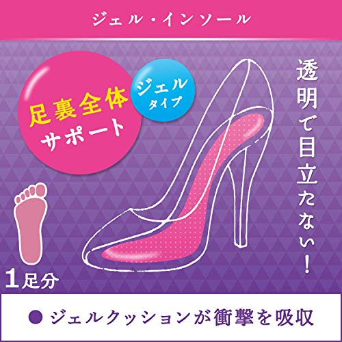 パーティーフィート ジェルインソールクリア 3