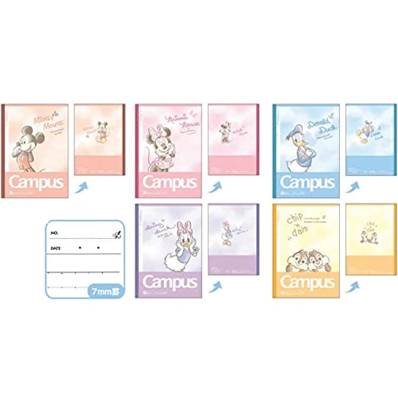 ディズニー スタンダード キャンパスノートドットA罫 1