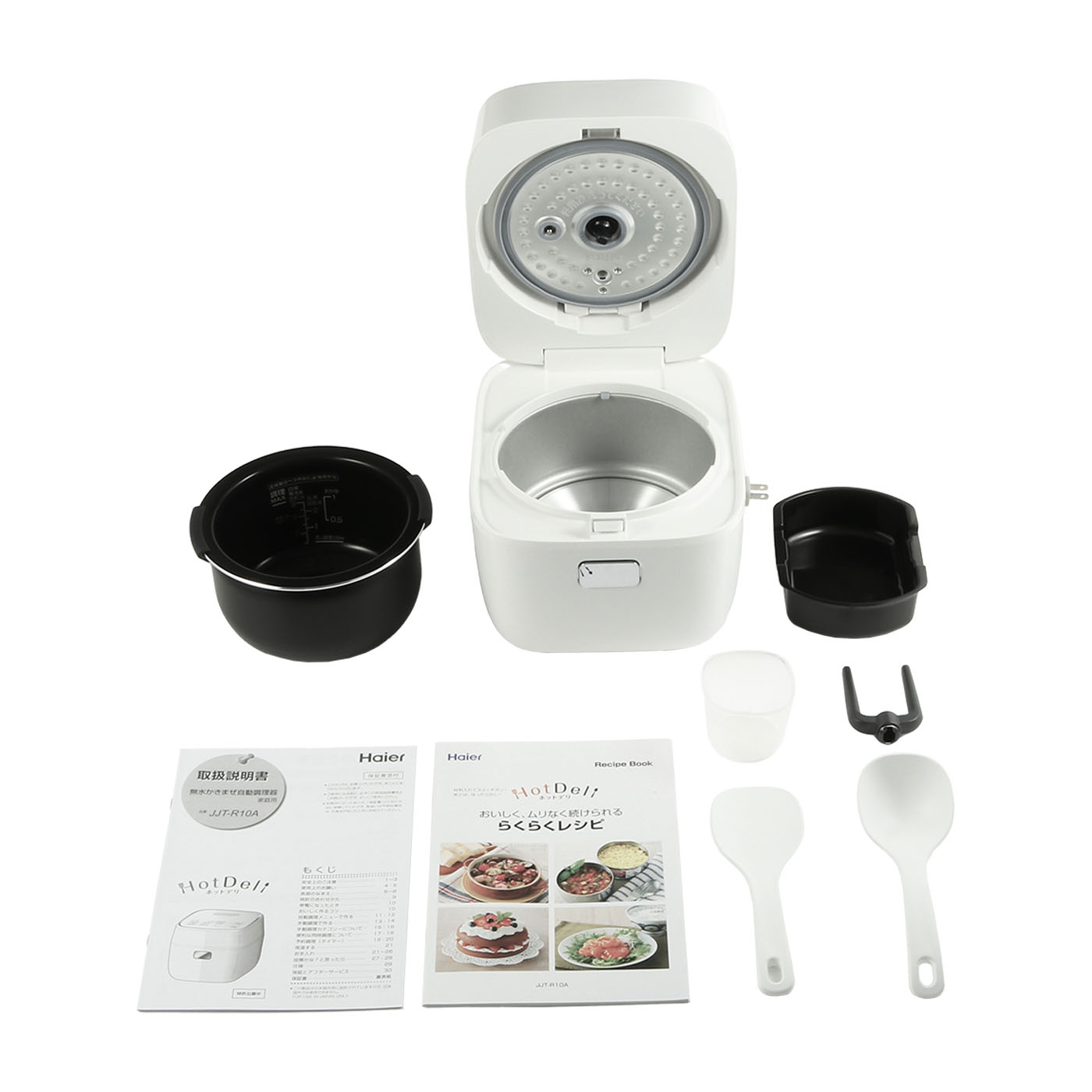 ハイアール ホットデリ 無水かきまぜ自動調理器 JJT-R10A をレビュー