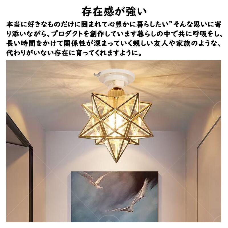 星型シーリングライト 2