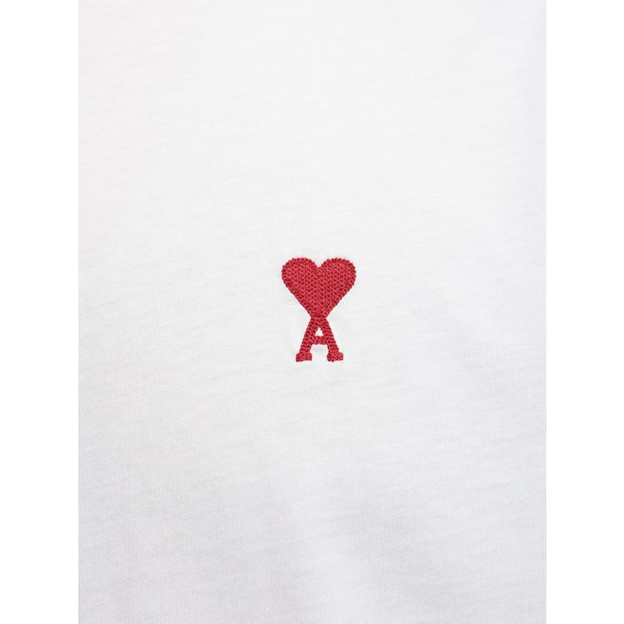 ホワイト オーガニックコットン Ami de Coeur Tシャツ 2