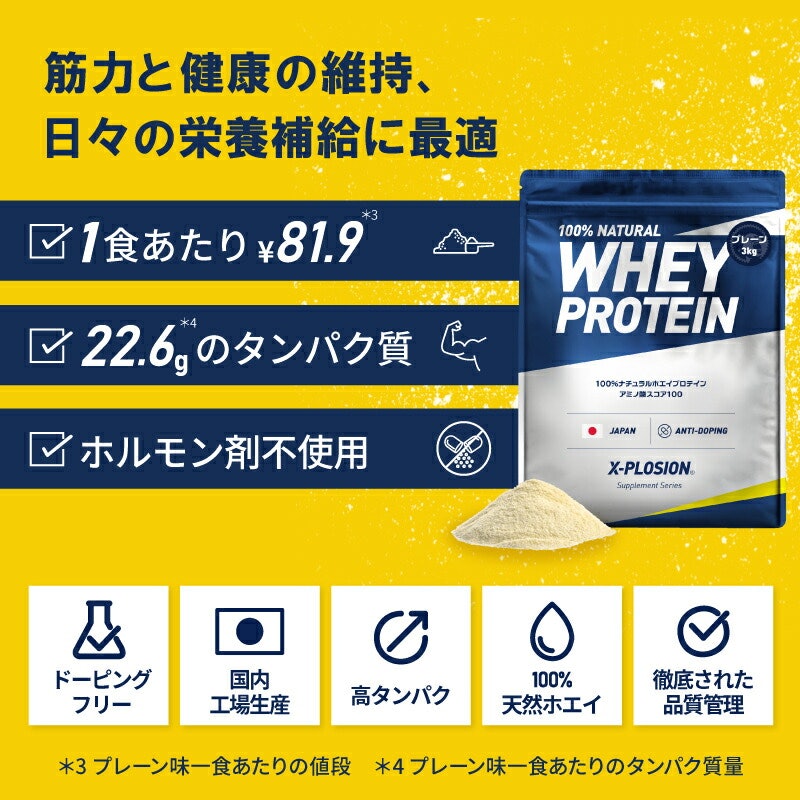 WPC 100%ナチュラルホエイプロテイン バニラ味 8