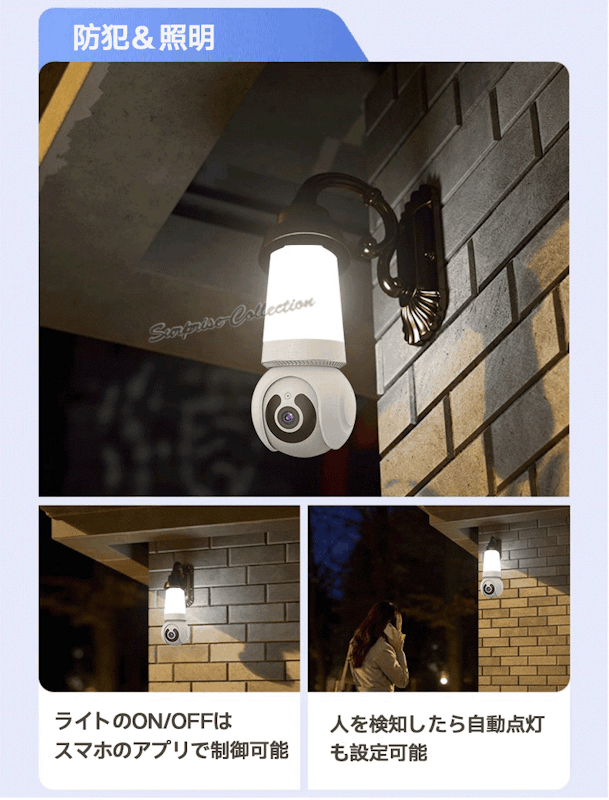 LED電球型防犯カメラ 9
