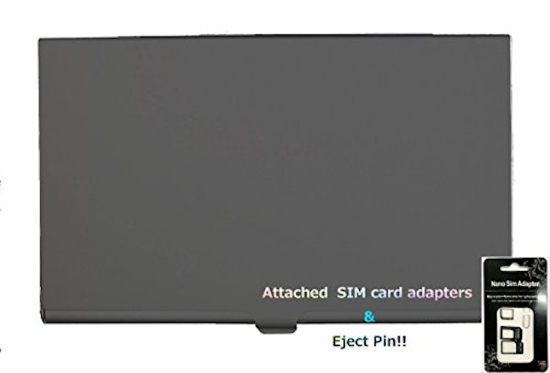 nanoSIMカード収納用アルミケース 1