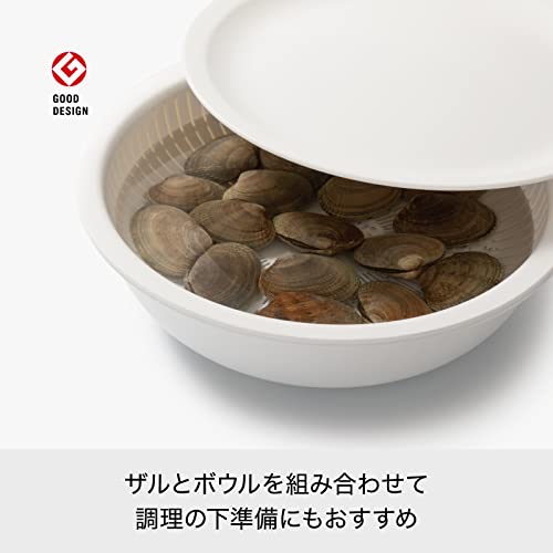 米とぎにも使えるザルとボウル 4
