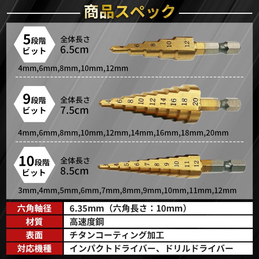 ステップドリル 3