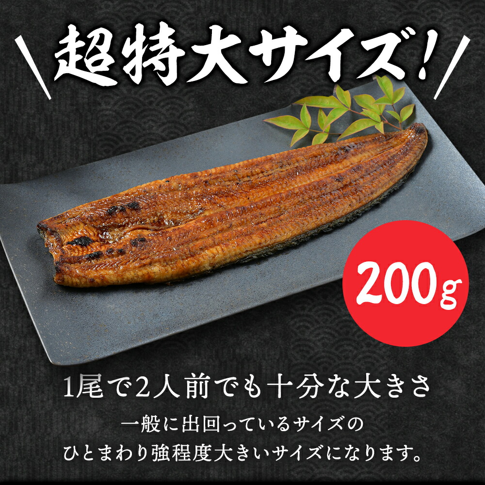 特大国産うなぎの蒲焼き 3