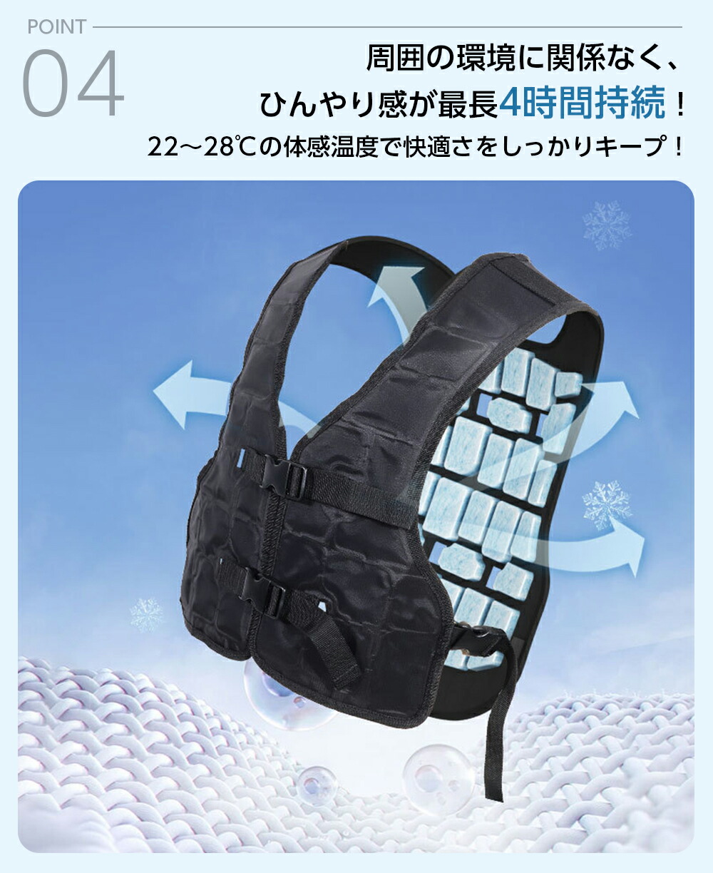 PCM冷却ベスト 5