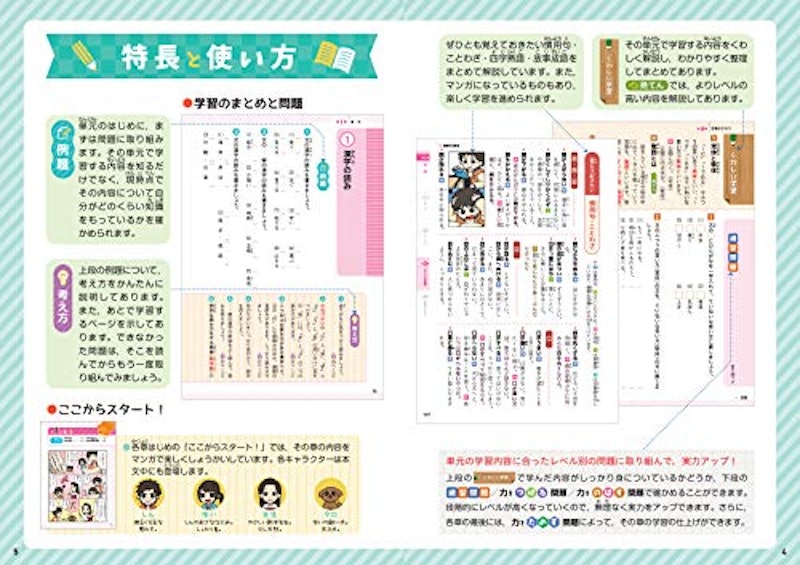 小学3・4年 自由自在 国語 2
