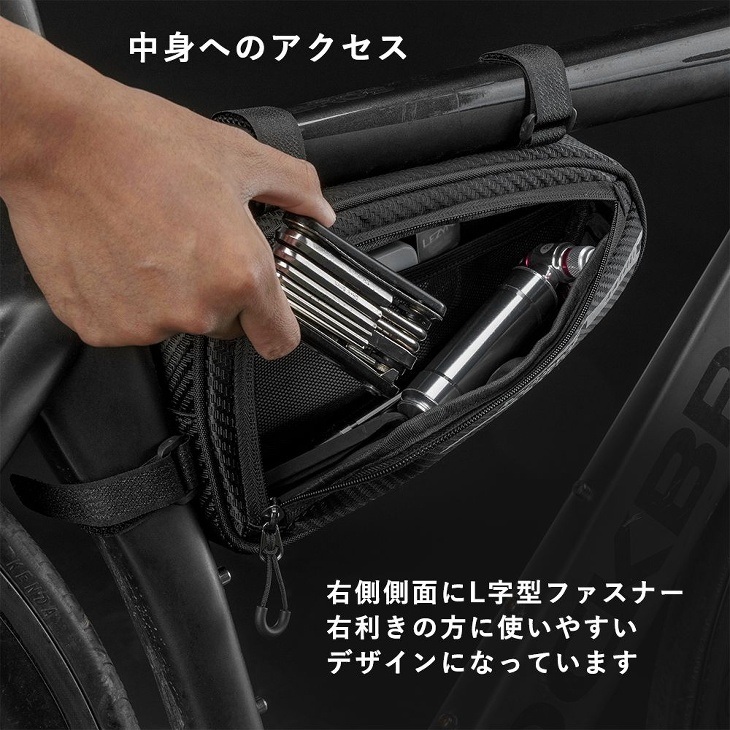 トライアングルフレームバッグ 6