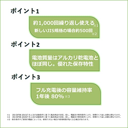 充電式ニッケル水素充電池 3