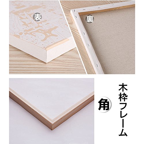 塗り絵 虹の鹿 4