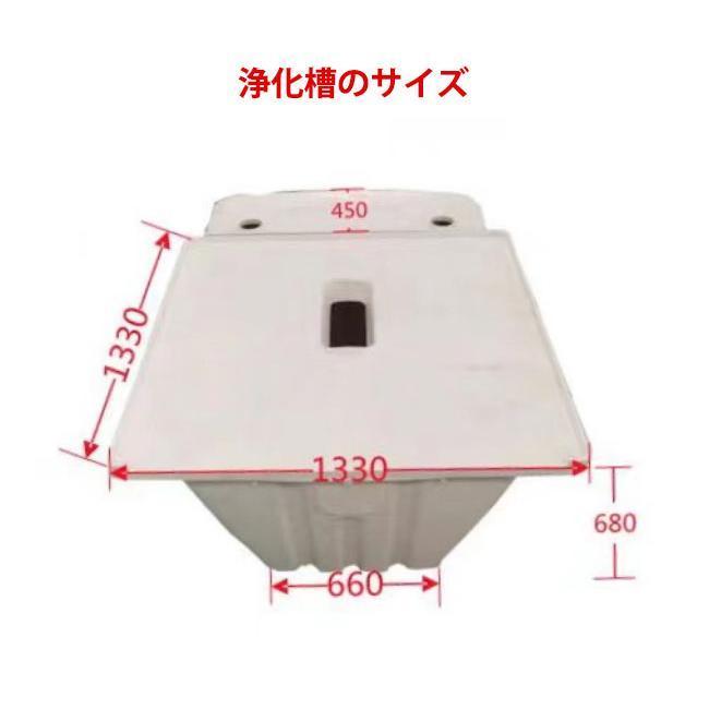 仮設トイレ+浄化槽セット 3