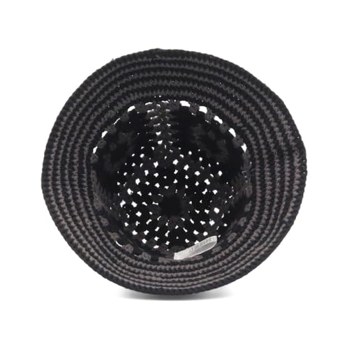 Crochet knit bucket hat 2