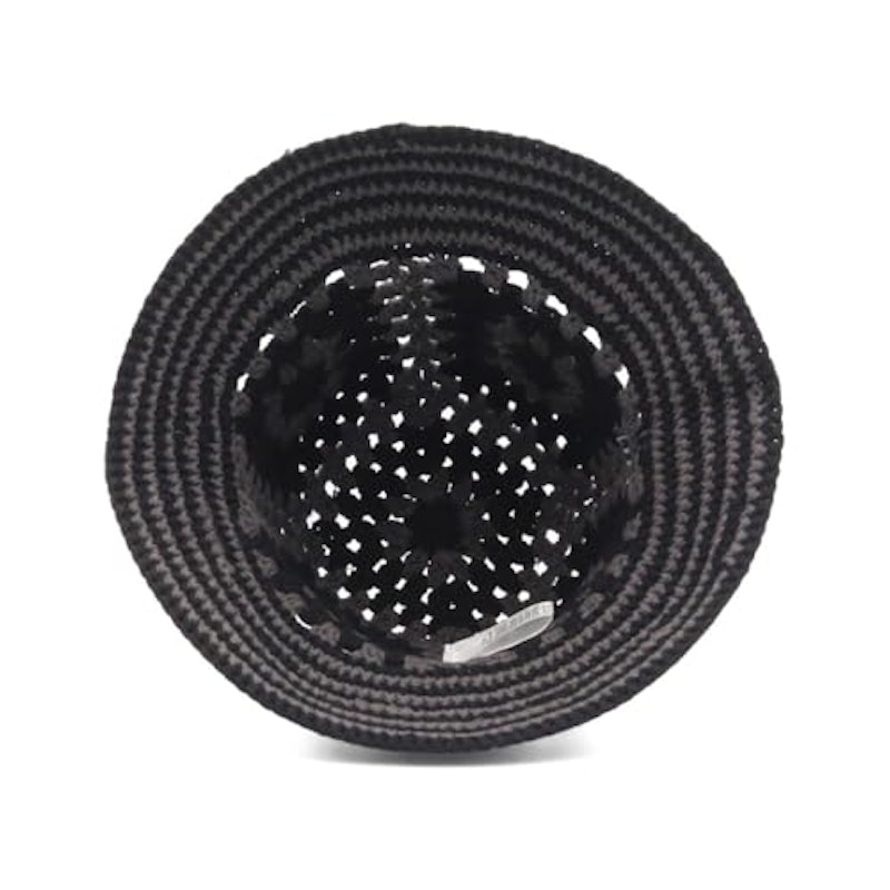 Crochet knit bucket hat 2
