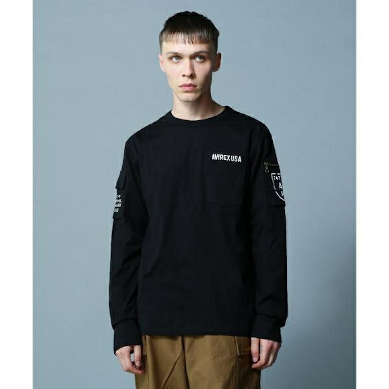 クルーネック長袖Tシャツ 3