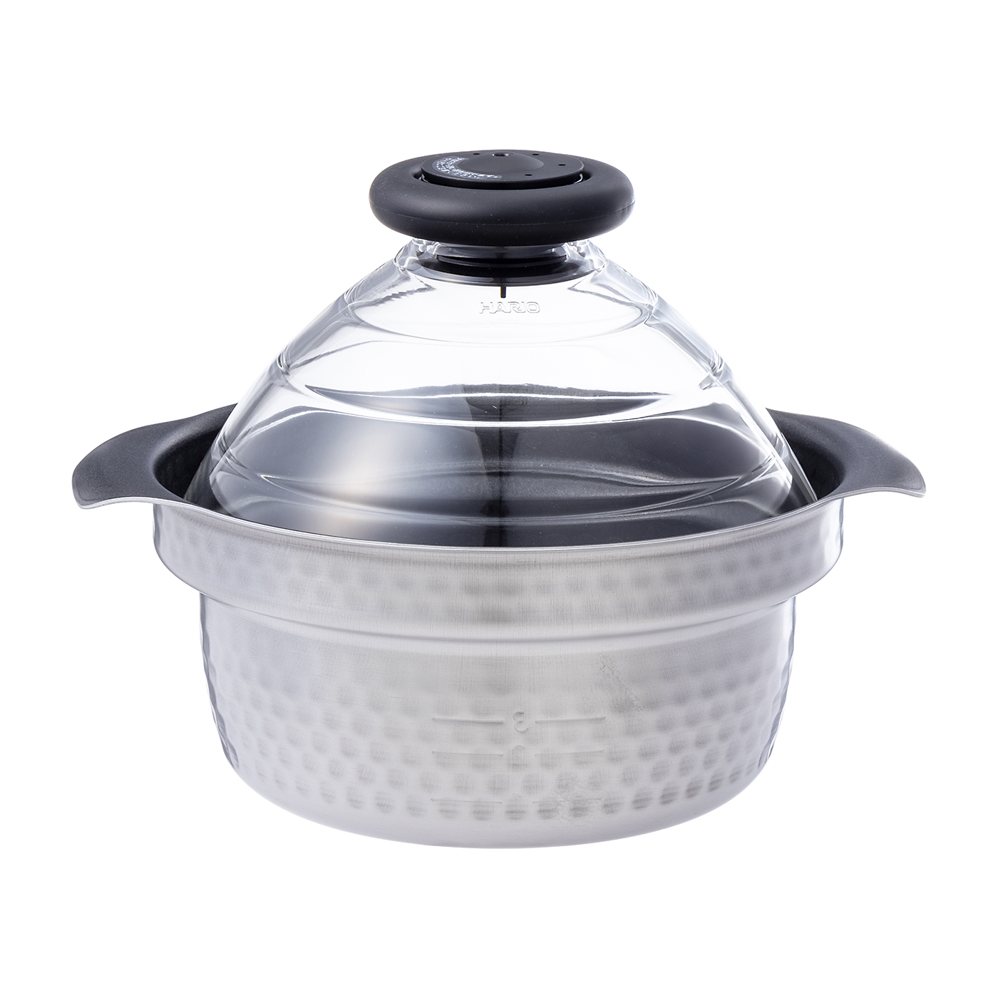 HARIO フタがガラスのIH対応ご飯釜雪平 GIS-200を検証レビュー