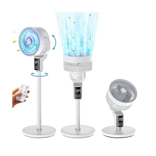 AI搭載】 サーキュレーター 静音 360° 上下左右 自動首振り 高さ調整 360度