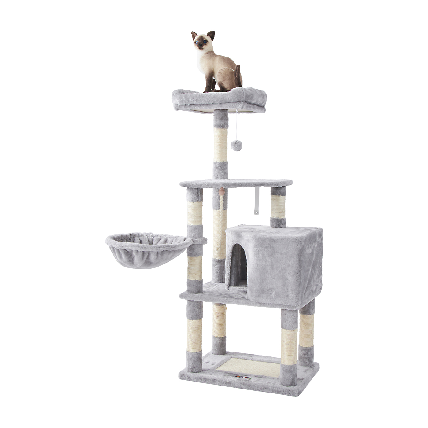 オシャレで2m超のキャットタワー、多頭飼いに最適