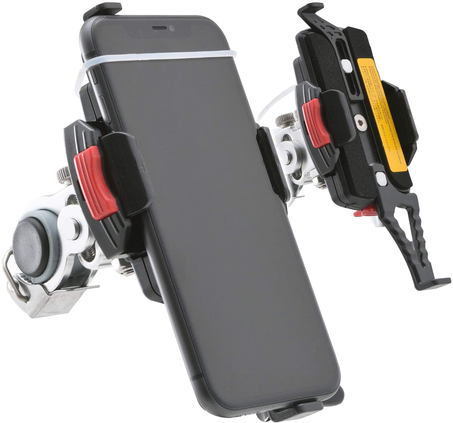 17234 デイトナ バイク用 スマホホルダー 3 アルミアーム クイック iPhone 11   Pro   Pro Max   SE(第二世代) IH-1000D