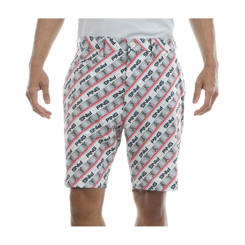 バイアスプリント ストレッチショートパンツ 1
