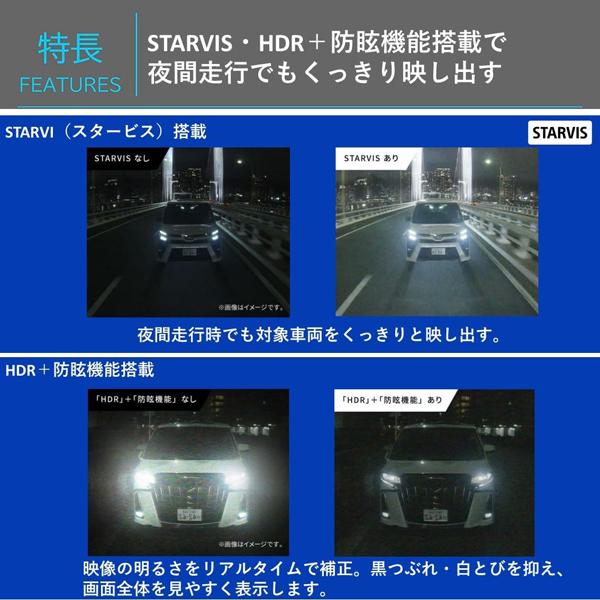 10型ドライブレコーダー搭載デジタルミラー 5