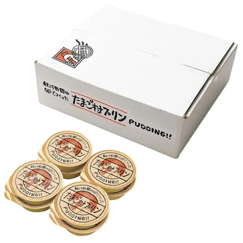 秋川牧園の卵でつくったたまご村プリン 1