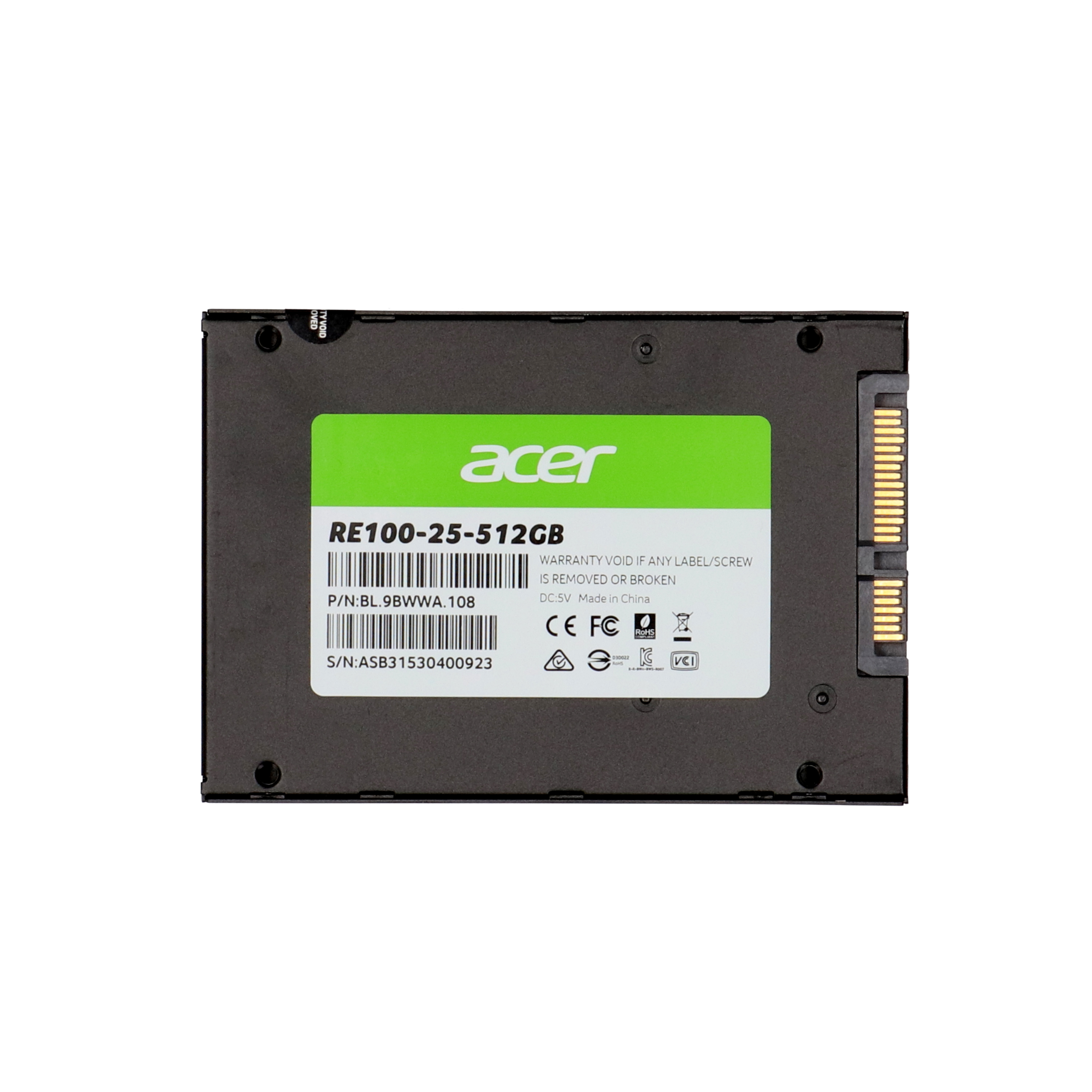 Acer RE100 RE100-25-512GBを検証レビュー！2.5インチSSDの選び方も