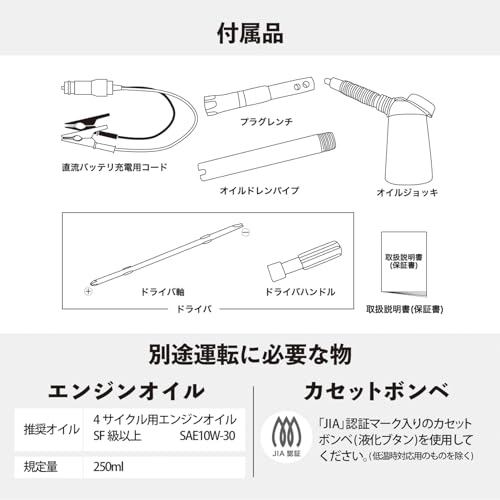 カセットガスインバータ発電機 11