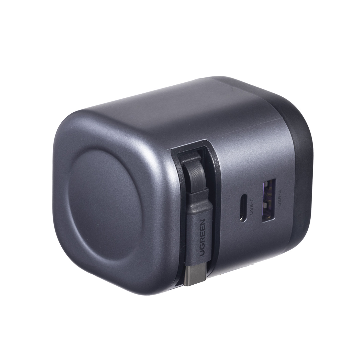 巻き取り式 USB-Cケーブル内蔵 充電器 65W 1