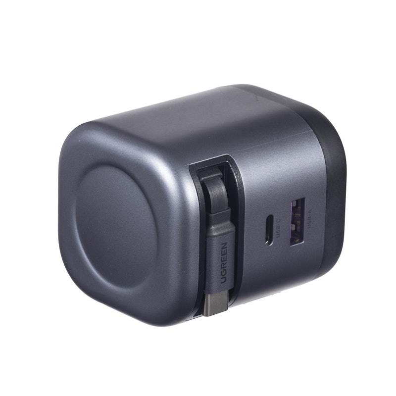 巻き取り式 USB-Cケーブル内蔵 充電器 65W 1