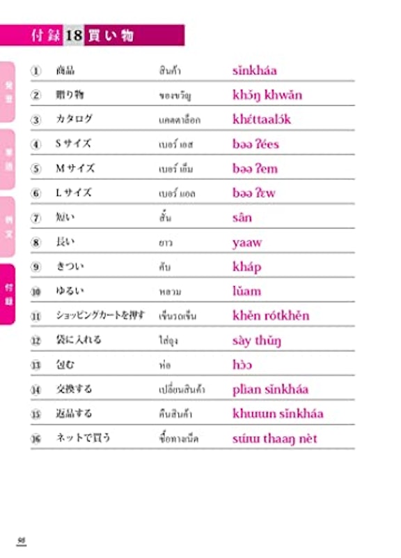 タイ語 初級編 6