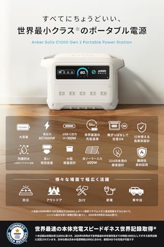 C1000 Gen 2 Portable Power Station  2