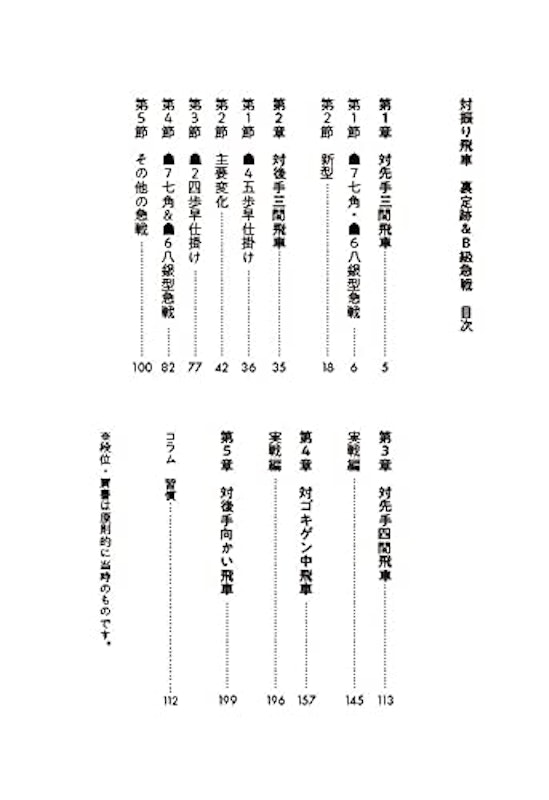 対振り飛車裏定跡&B級急戦 3