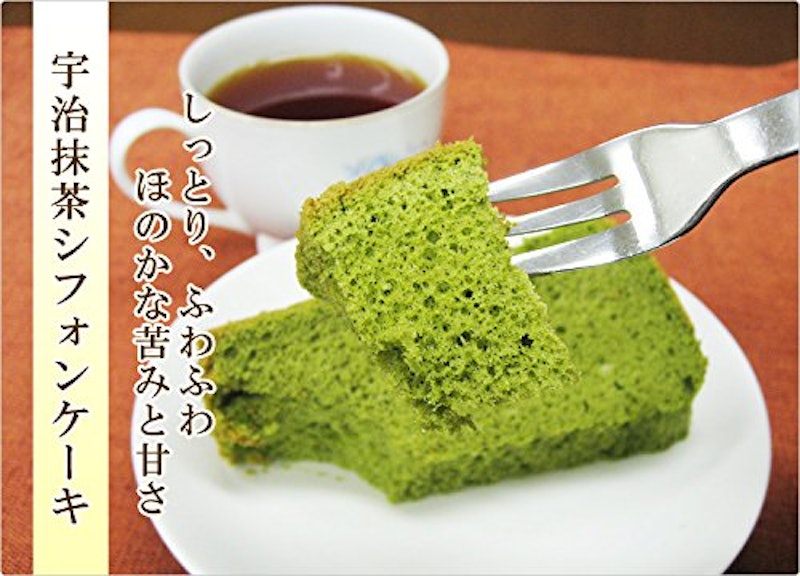 宇治抹茶シフォンケーキ 2