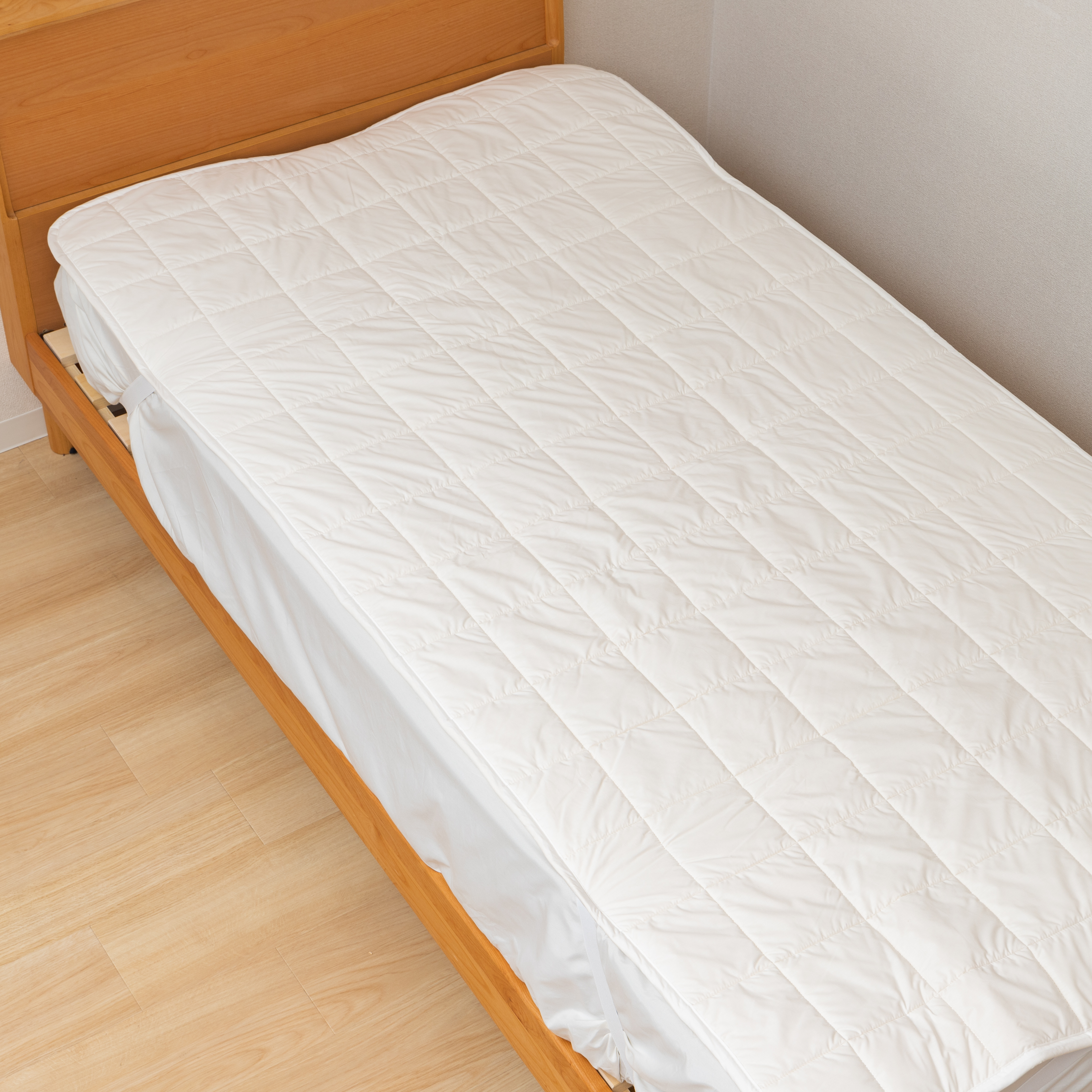 良品計画 無印良品 ウールわたベッドパッド・ゴム付 44801642を