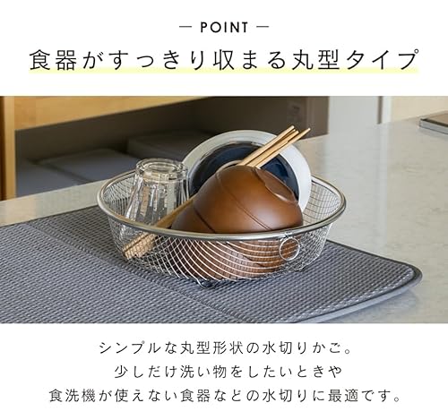 すっきり暮らすセット （まるい浅型＋マット） 2