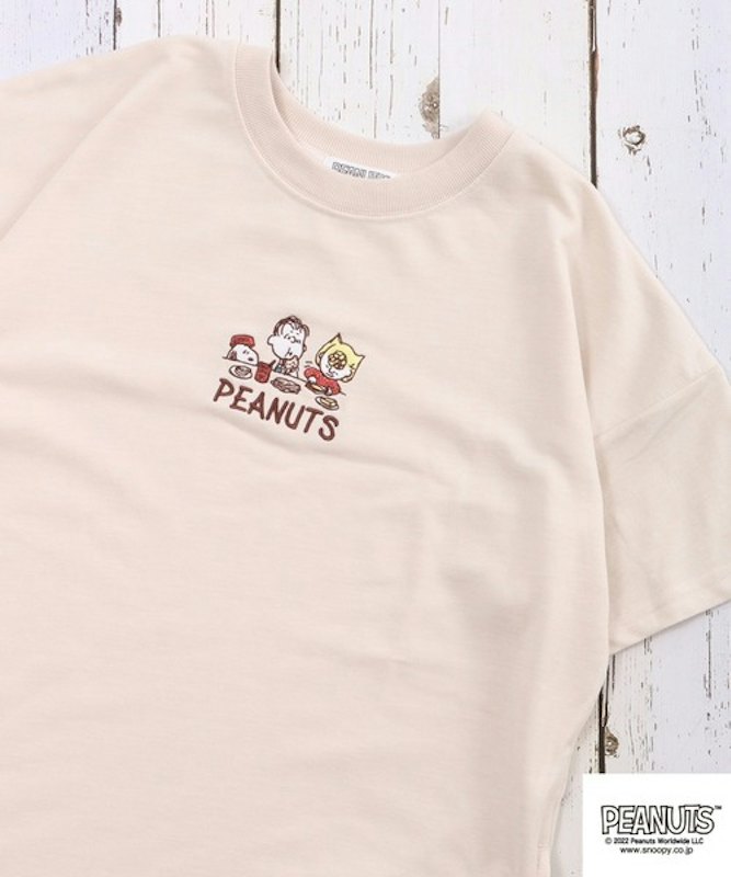 PEANUTS スヌーピー ミニ裏毛 スウェット ワンピース