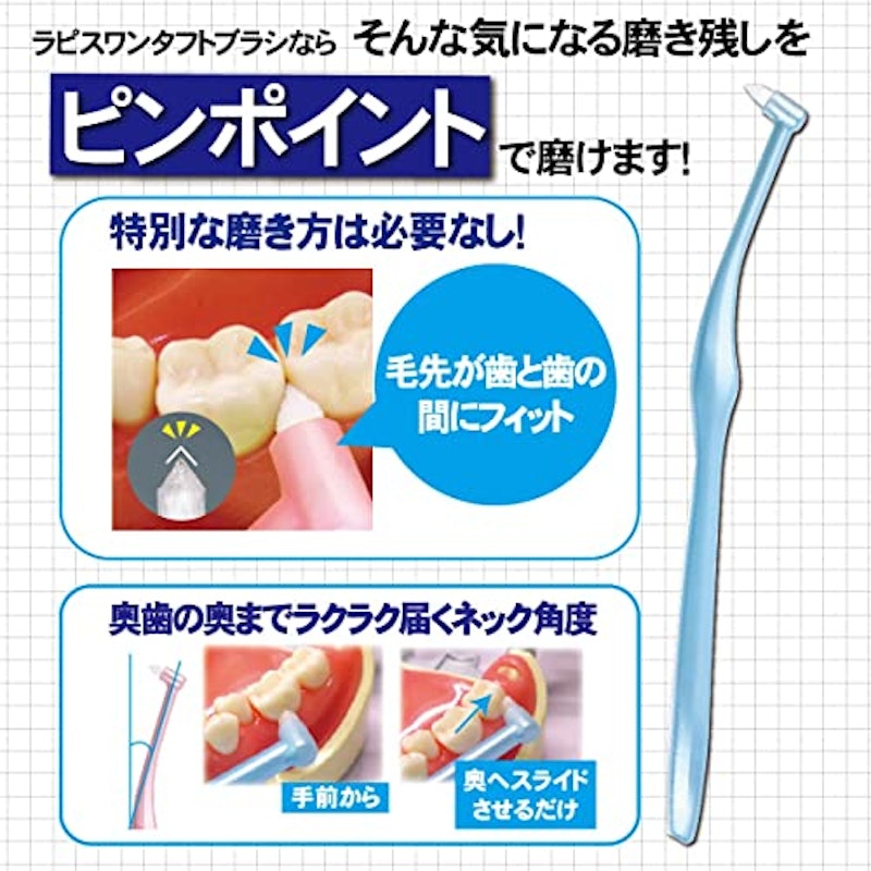 ワンタフトブラシ・歯ブラシ 矯正セット 3