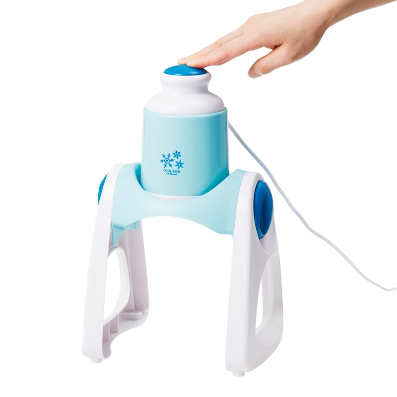 クールリッチ 2通り削れる電動かき氷器 6