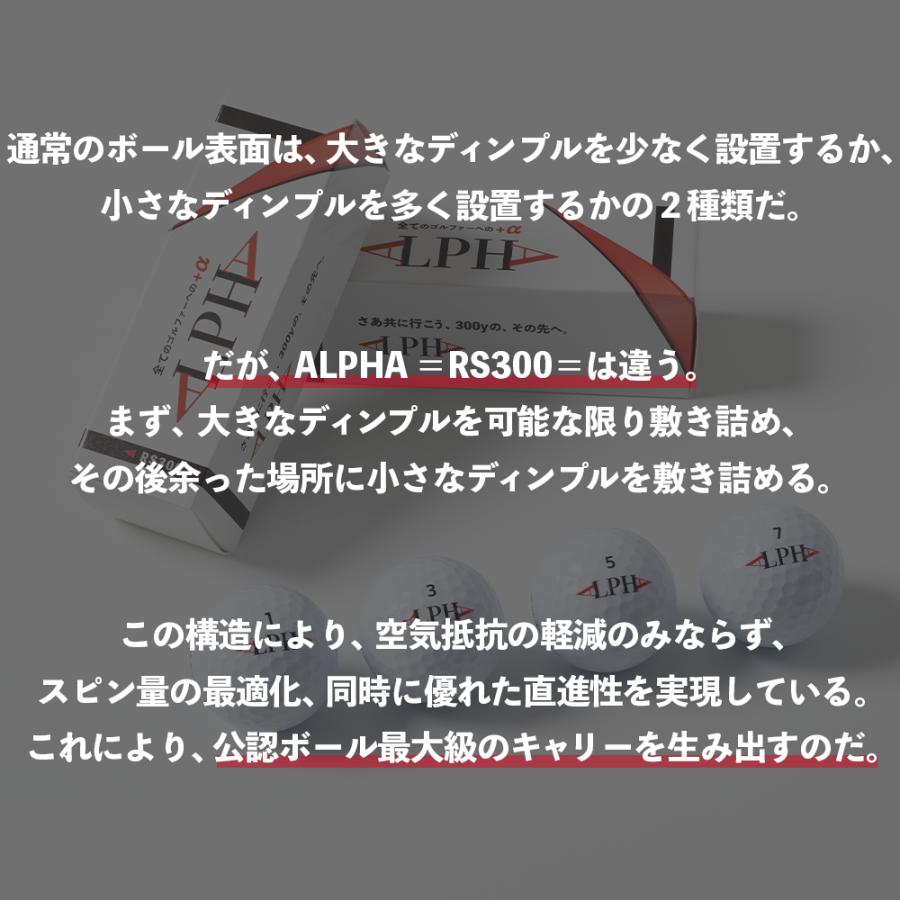 ALPHA ゴルフボール 4