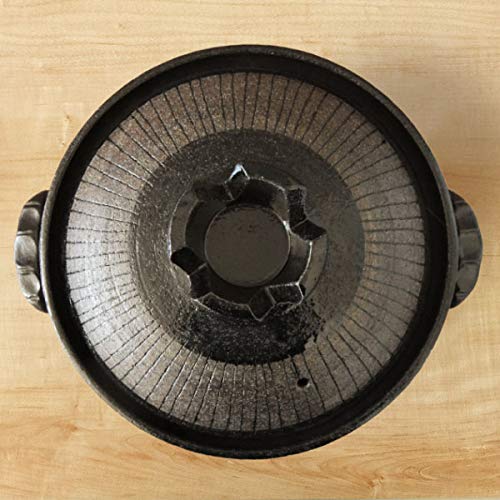直火専用耐熱黒十草 深 土鍋 9号 3