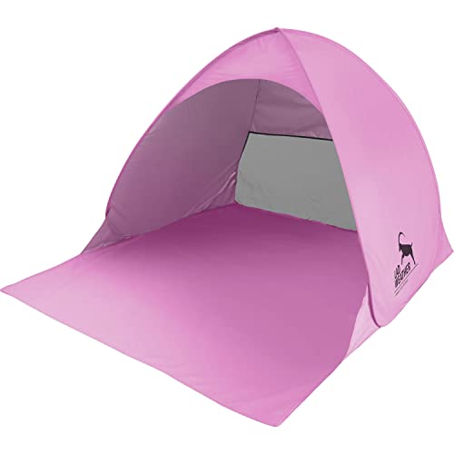 ★大人気　ピンク色★　　ポップアップテント ワンタッチテント 2〜4人用 200×320cm 選べる10色 UVカット フル