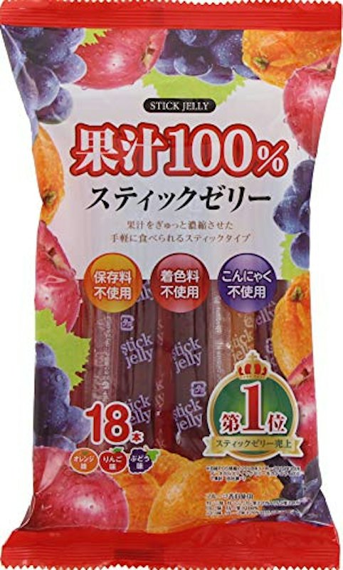 果汁100%スティックゼリー 1
