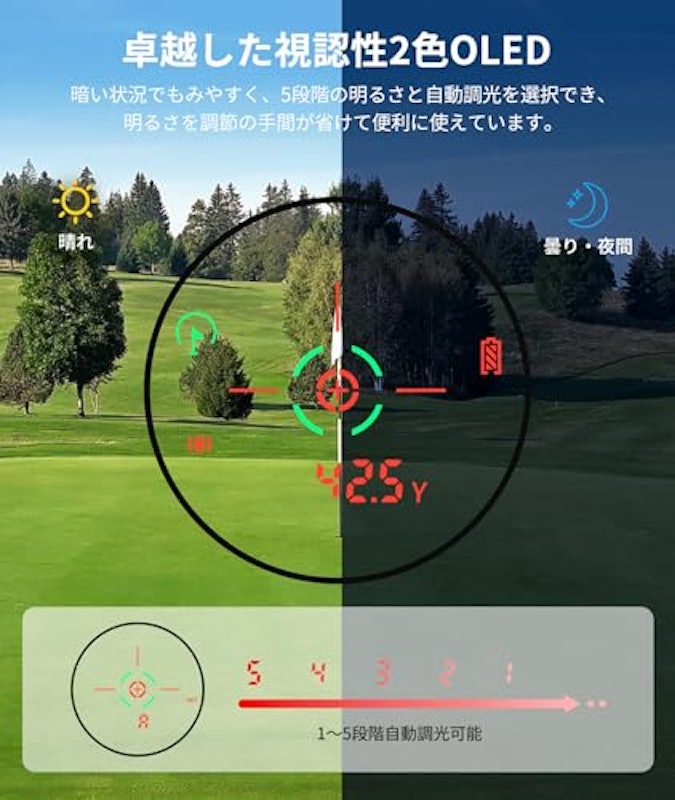 ゴルフレーザー距離計 4
