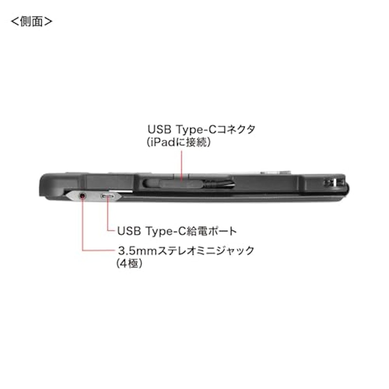 iPad 第10世代・A16専用ケース付き一体型キーボード 6