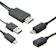 PCATEC MicroUSB to HDMI/USB 変換ケーブル 1