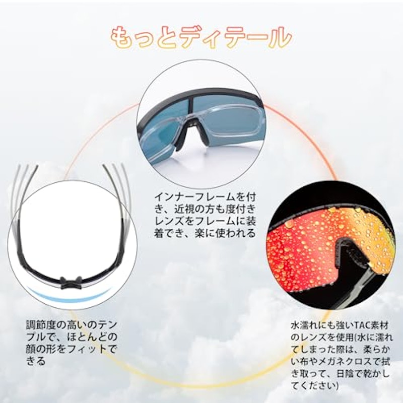 偏光サングラス 5